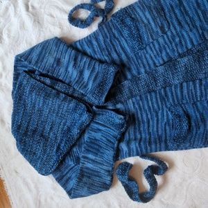 Beautiful handmade oversized robe style hooded cardigan XL